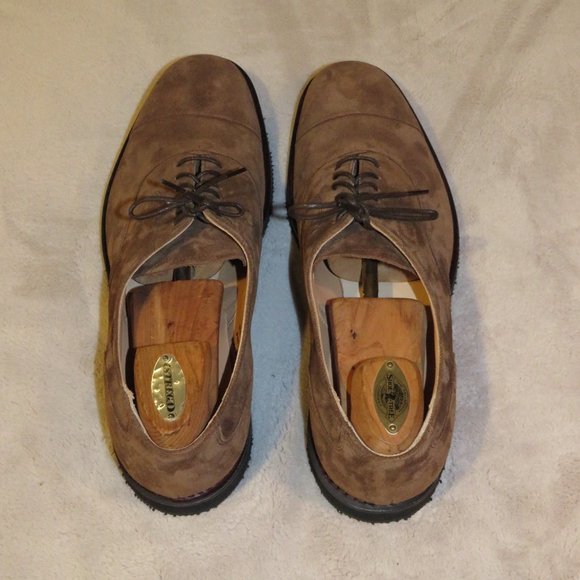 Church\'s Lancaster Wedge Brown Suede Captoe Oxford 100 Last US 9.5F NWB main image 9